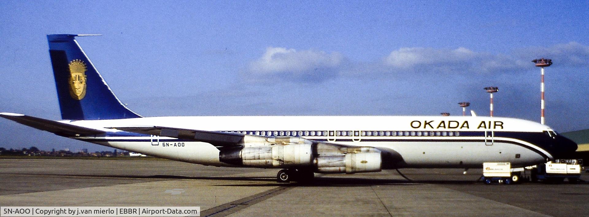 5N-AOO, 1967 Boeing 707-365C C/N 19590, brucargo