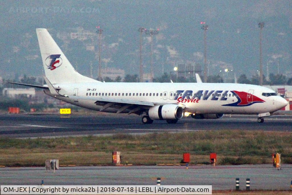 OM-JEX, 2001 Boeing 737-8AS C/N 29932, Taxiing