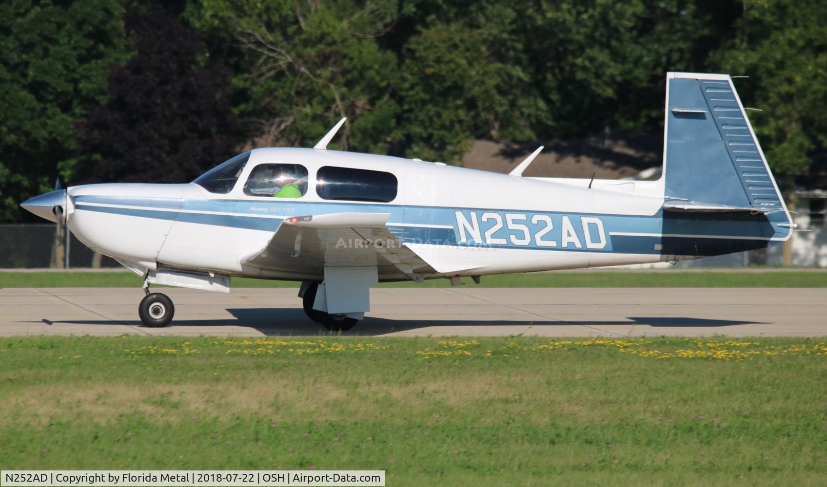 N252AD, Mooney M20K C/N 25-1109, Mooney M20K
