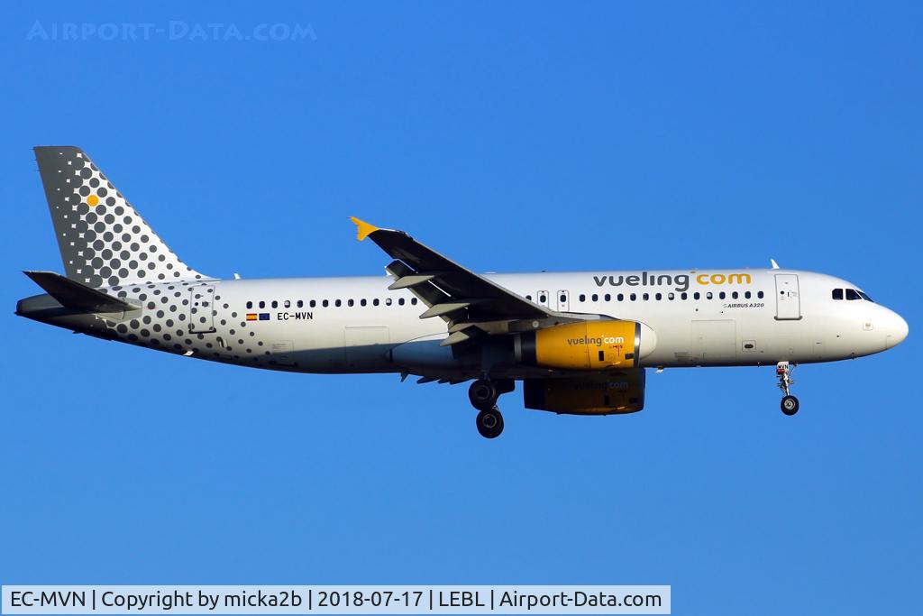 EC-MVN, 2006 Airbus A320-232 C/N 2753, Landing
