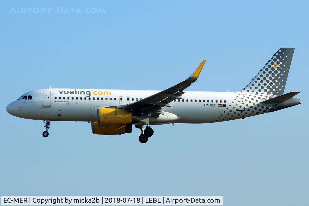 EC-MER, 2015 Airbus A320-232 C/N 6510, Landing