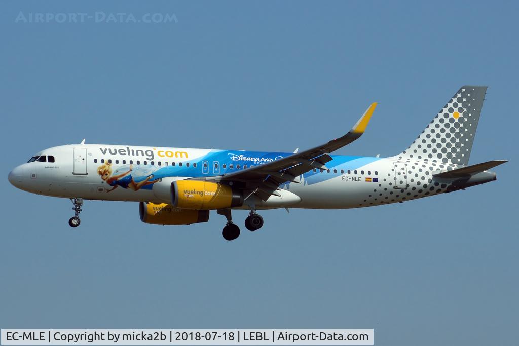 EC-MLE, 2016 Airbus A320-232 C/N 7109, Landing