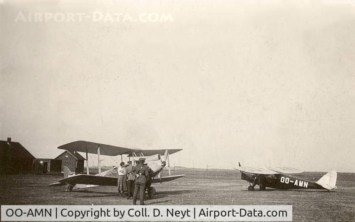 OO-AMN, 1931 De Havilland DH.80A Puss Moth C/N 2210, Place & date unknown,  1930's.