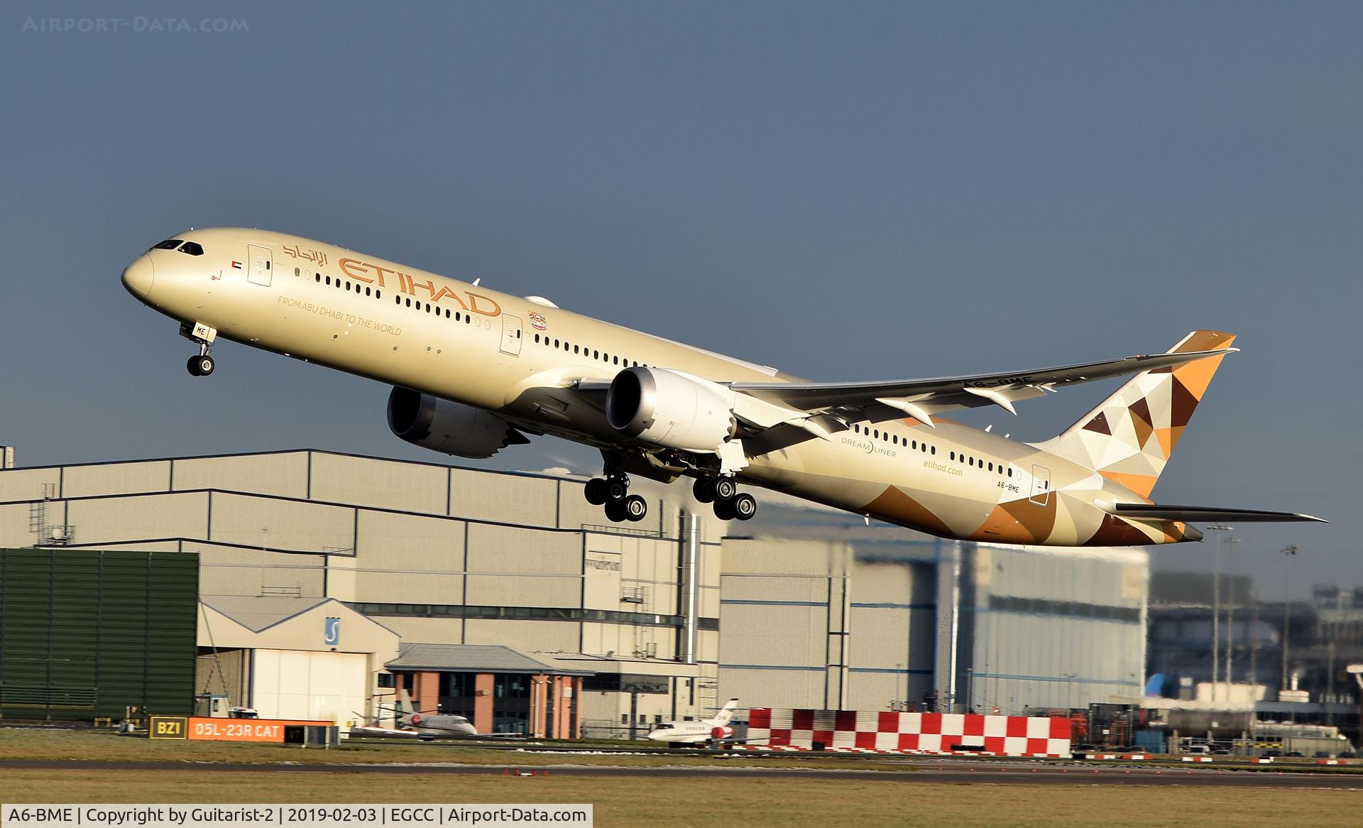 A6-BME, 2018 Boeing 787-10 Dreamliner C/N 60759, At Manchester