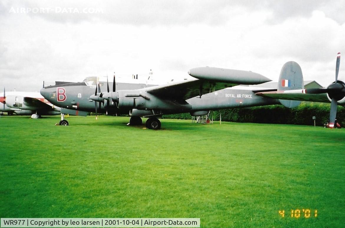 WR977, Avro 716 Shackleton MR.3 C/N Not found WR977, Newark Museum 4.10.2001
