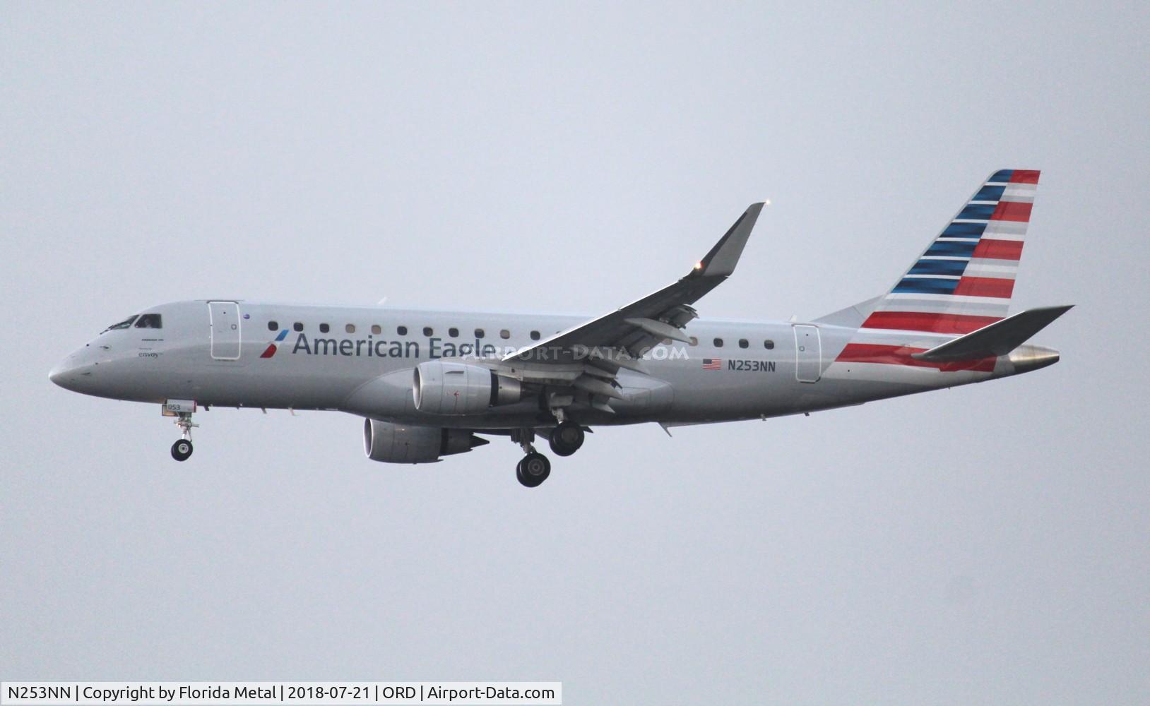 N253NN, 2017 Embraer 175LR (ERJ-170-200LR) C/N 17000649, American Eagle