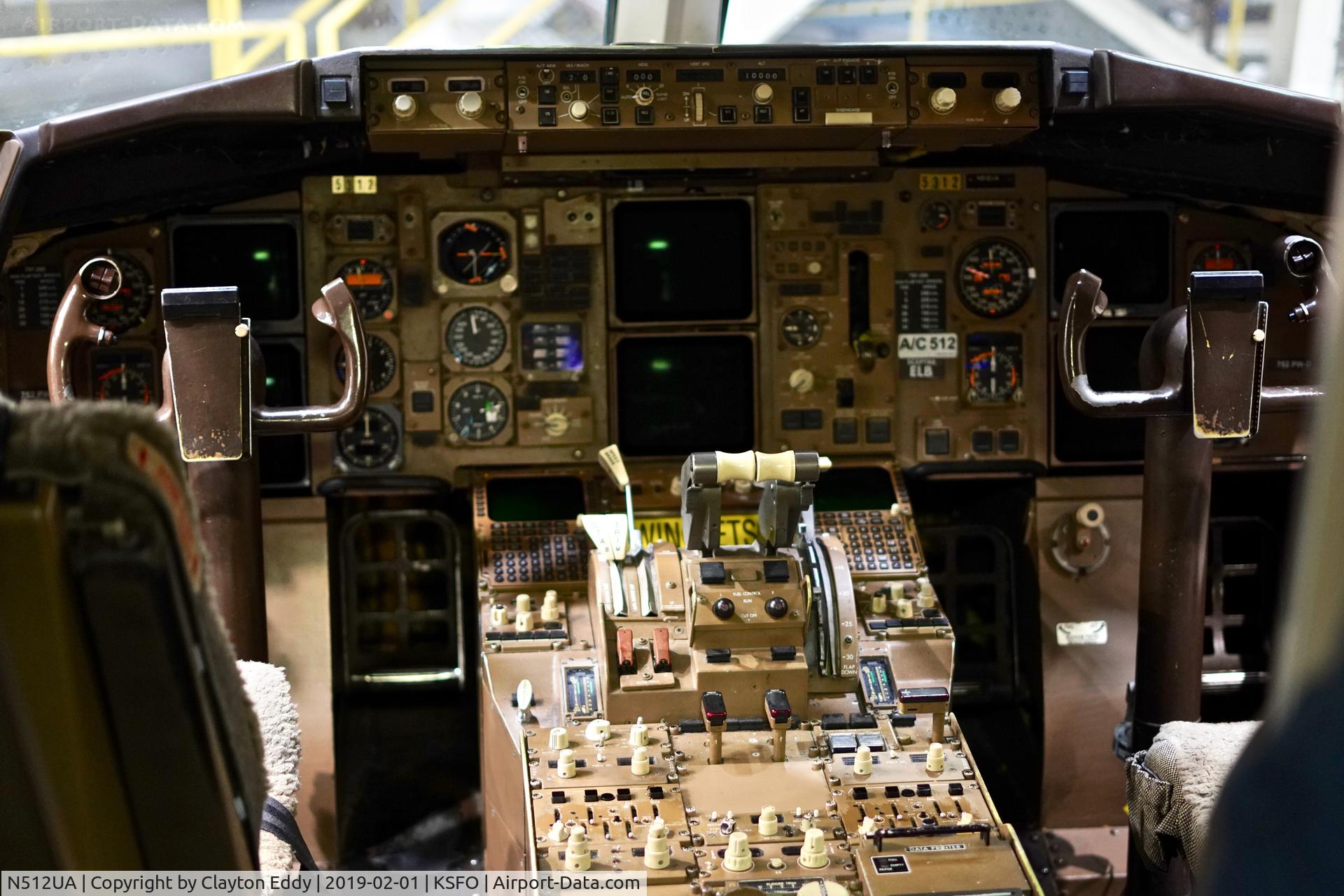 N512UA, 1990 Boeing 757-222 C/N 24809, SFO 2019.