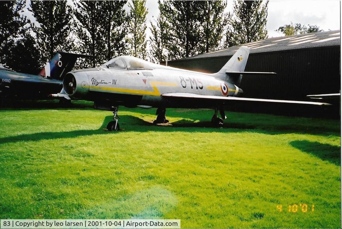 83, Dassault MD-454 Mystere IVA C/N 83, Newark Museum 4.10.2001