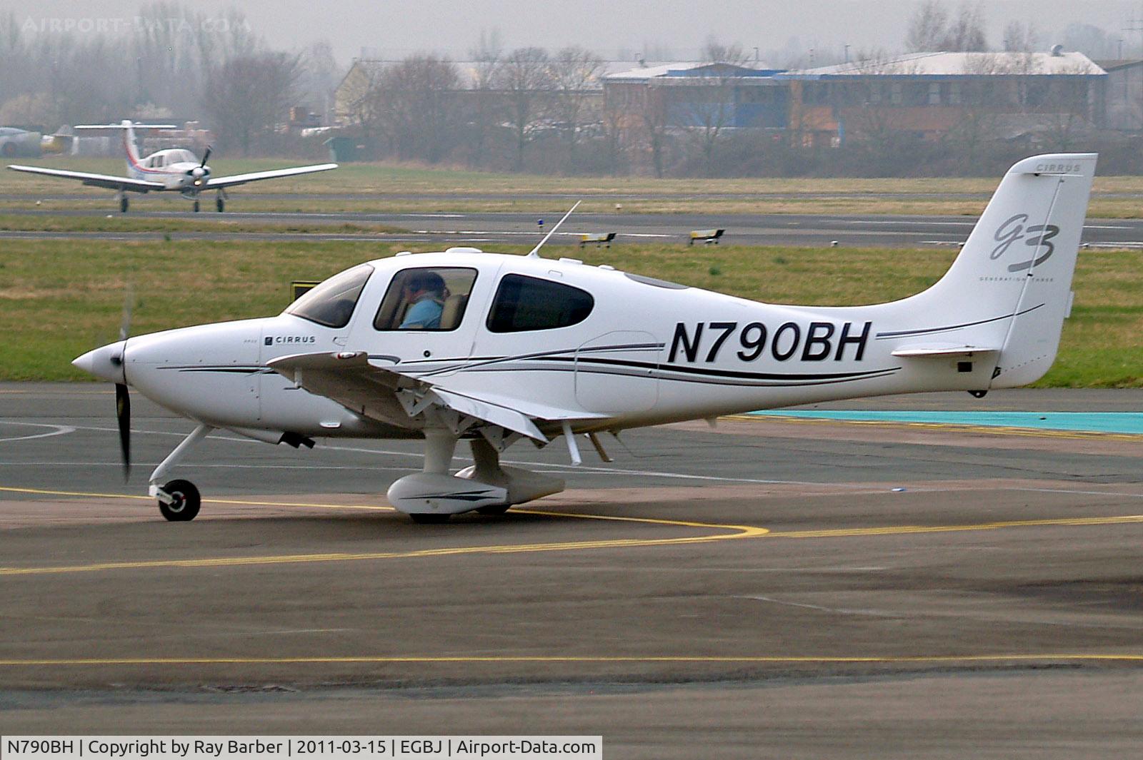 N790BH, 2008 Cirrus SR22 G3 C/N 2964, N790BH   Cirrus Design SR-22G3 [2964] Staverton~G 15/03/2011