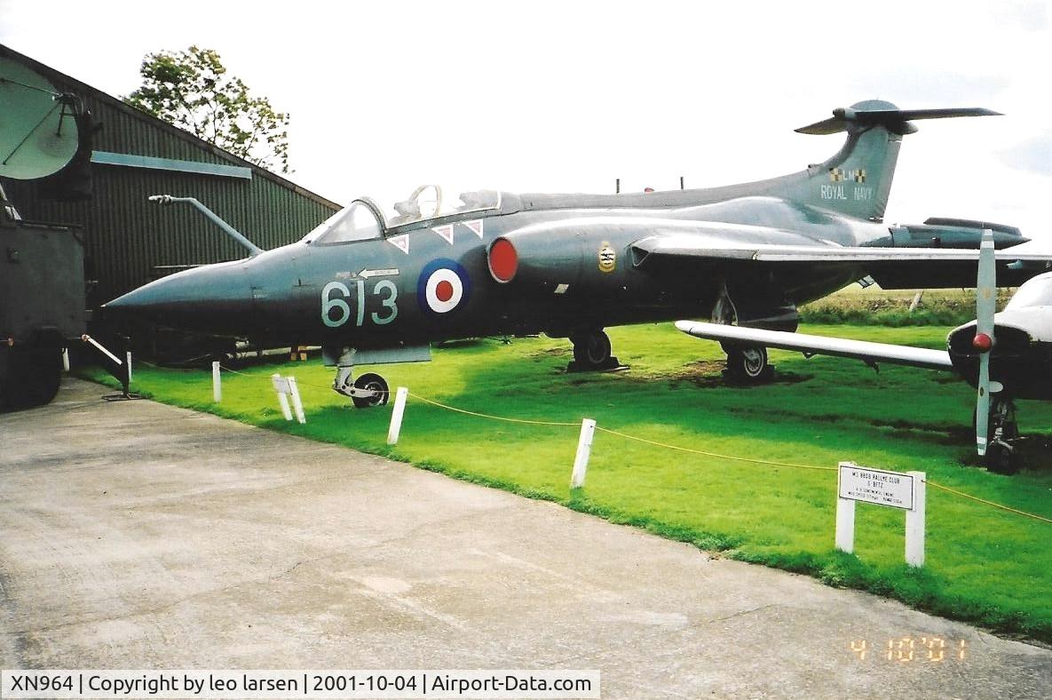 XN964, 1963 Blackburn Buccaneer S.1 C/N B3-19-62, Newark Museum 4.10.2001