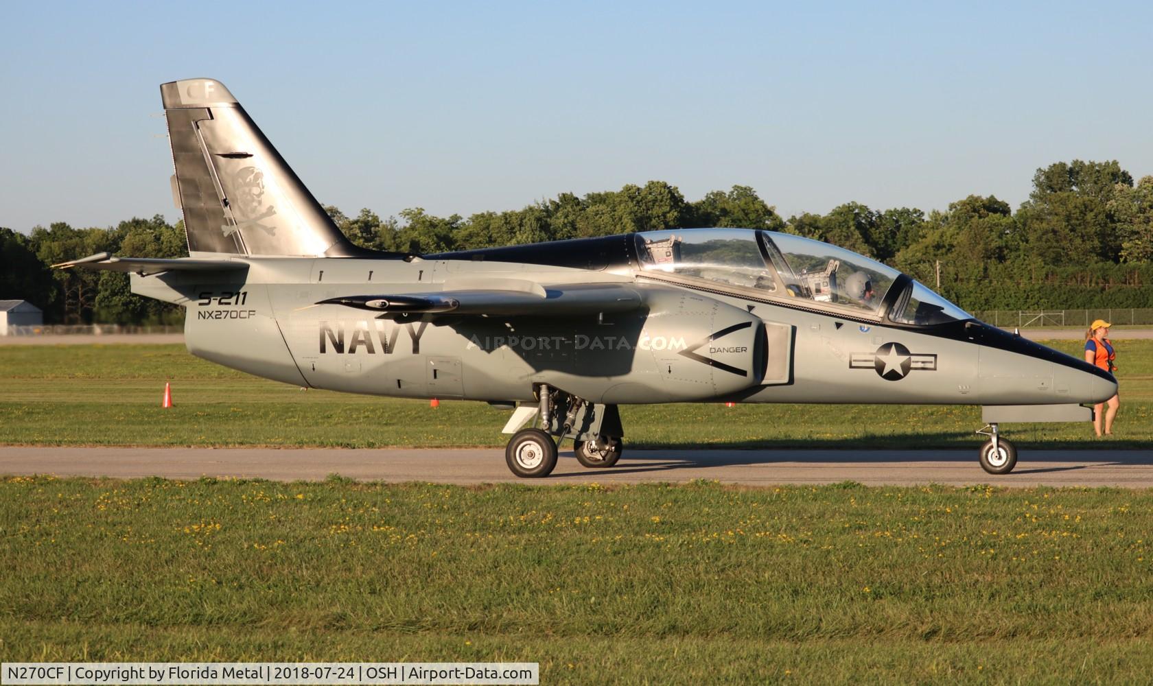 N270CF, 1985 SIAI-Marchetti S-211 C/N 009/02-006, S.211