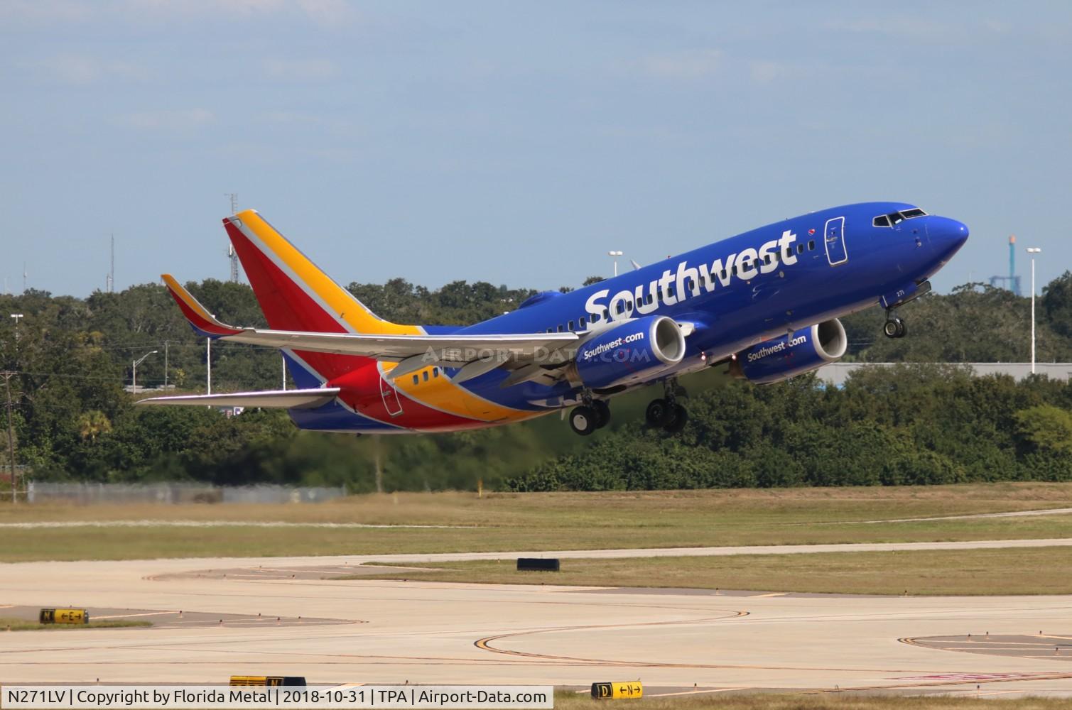 N271LV, 1998 Boeing 737-705 C/N 29090, Southwest
