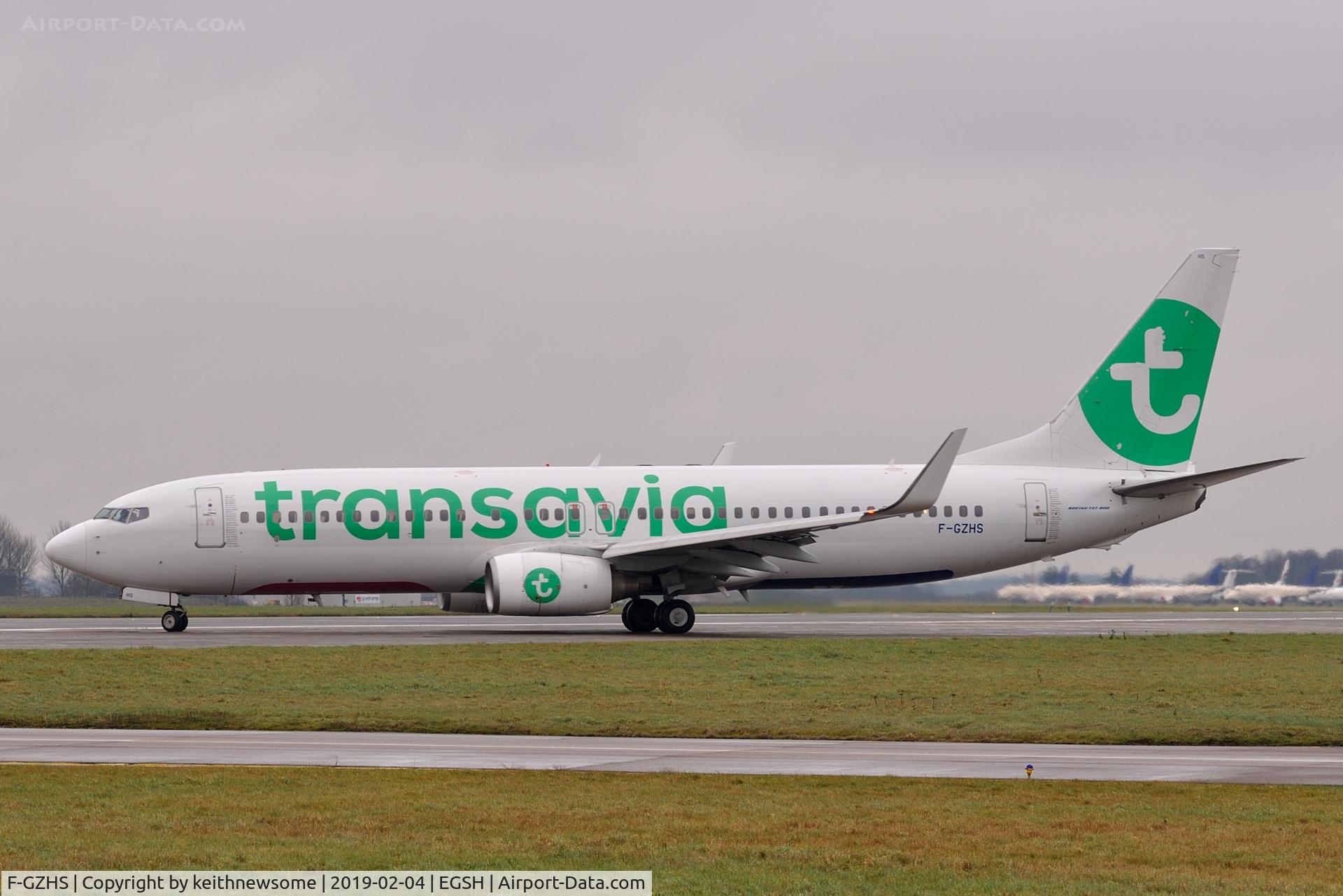 F-GZHS, 2007 Boeing 737-84P C/N 35074, Arriving from Paris, Orly for engineering.