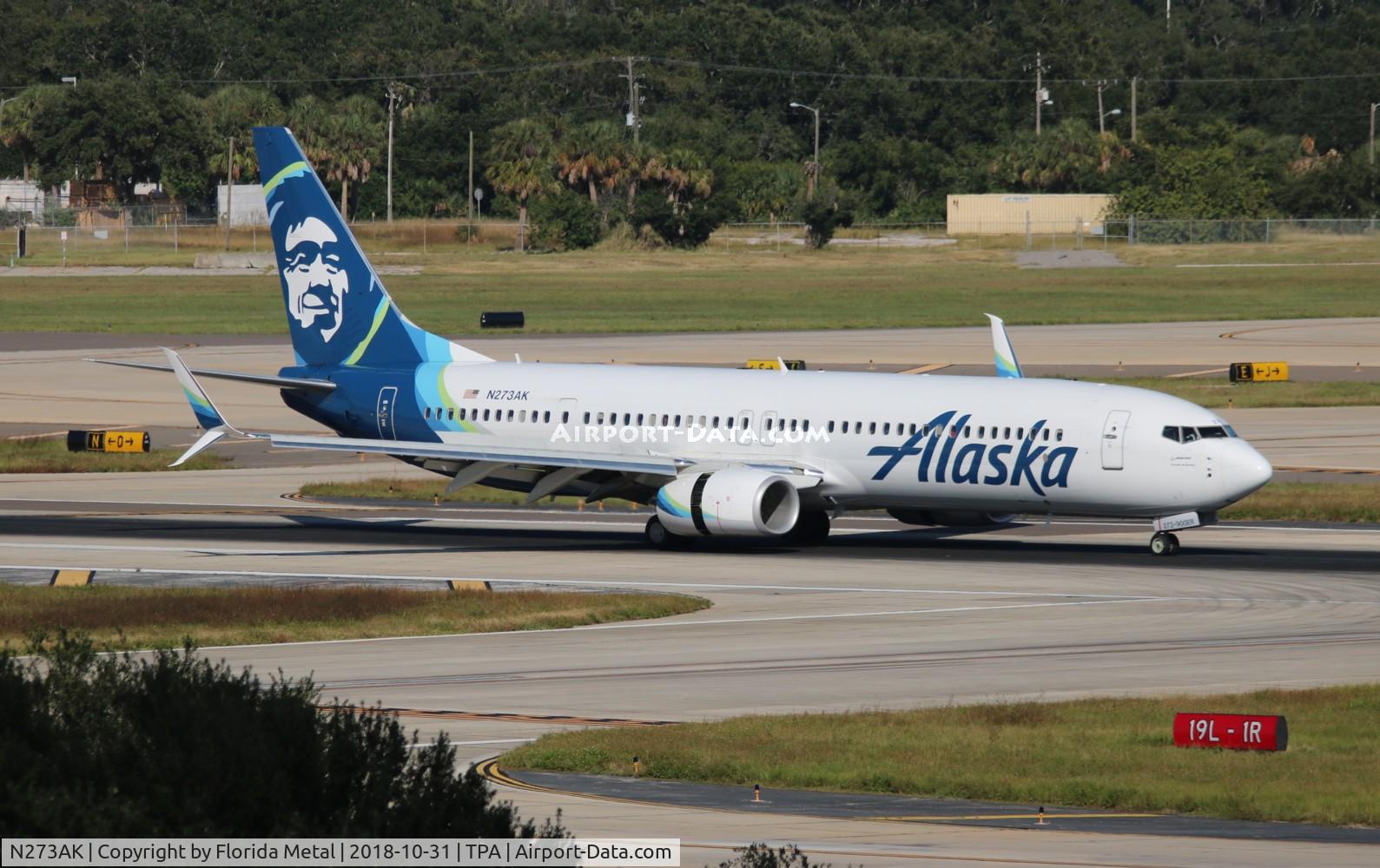 N273AK, 2017 Boeing 737-900/ER C/N 61554, Alaska