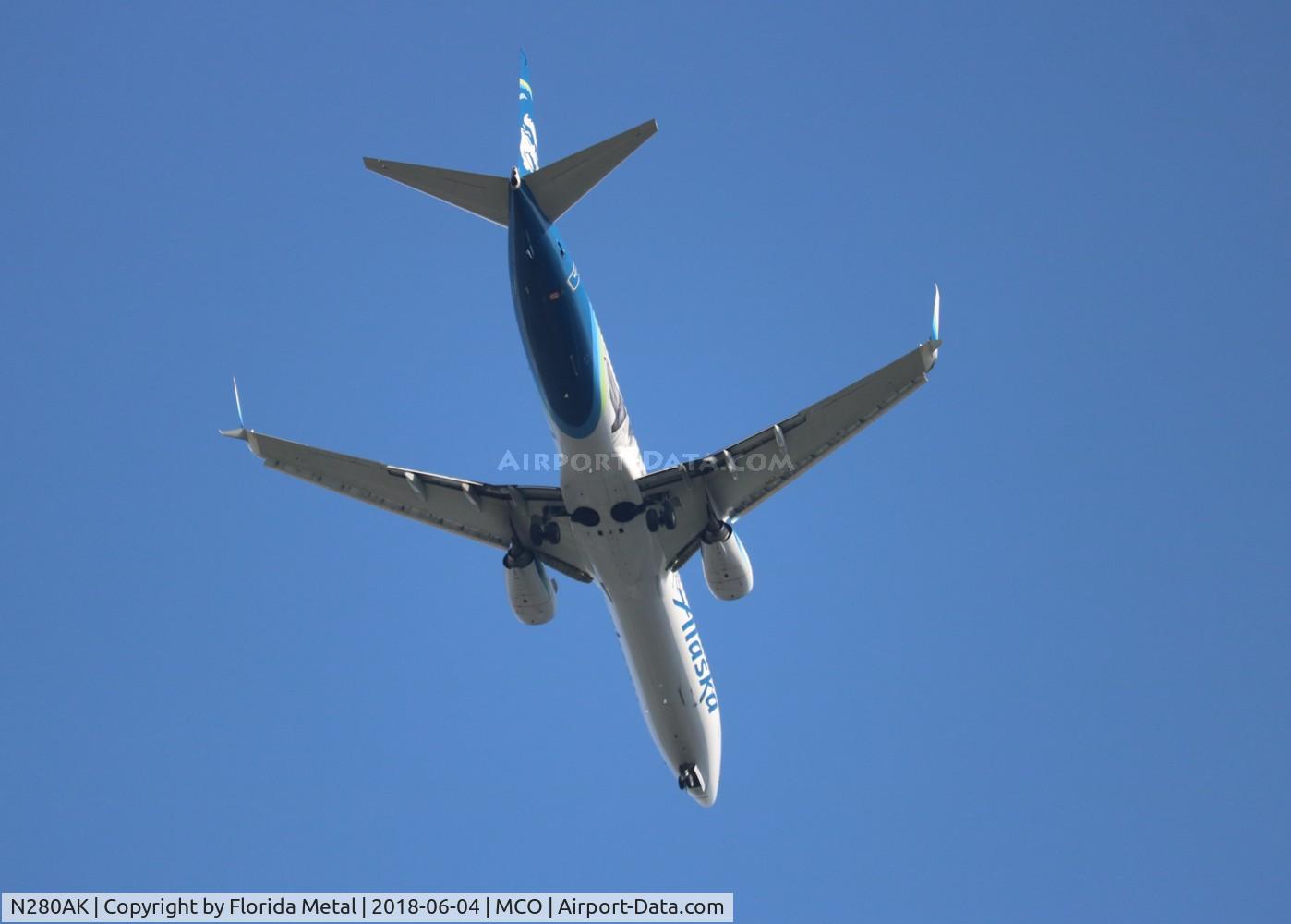 N280AK, 2017 Boeing 737-900/ER C/N 60582, Alaska