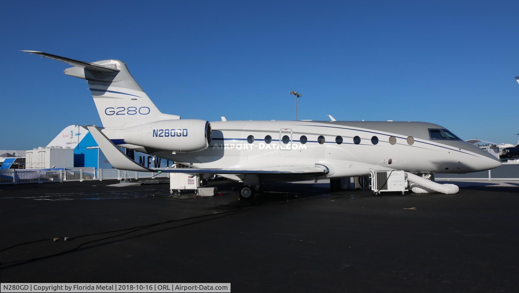 N280GD, 2018 Israel Aircraft Industries Gulfstream G280 C/N 2143, Gulfstream 280