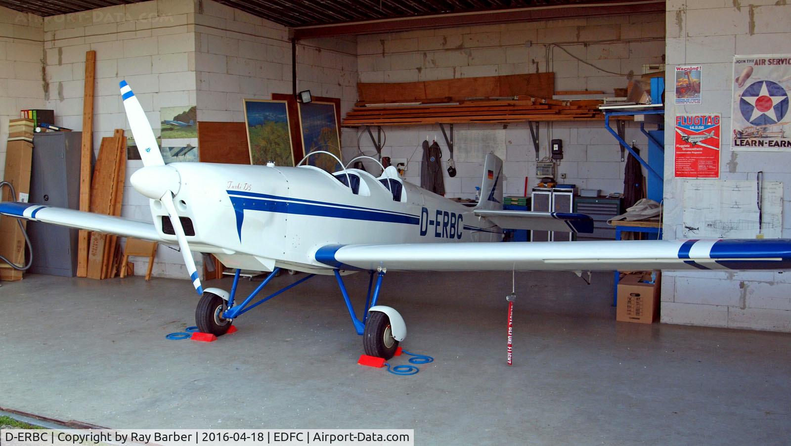D-ERBC, 2004 Druine D-5 Turbi C/N 85, D-ERBC   Druine D.5 Turbi [85] Aschaffenburg-Grossostheim~D 18/04/2016 On rebuild.