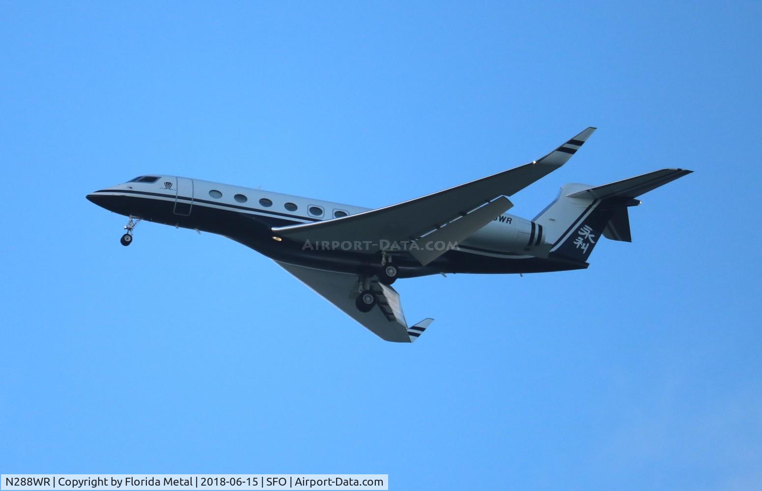N288WR, 2011 Gulfstream Aerospace G650 (G-VI) C/N 6007, Gulfstream 650