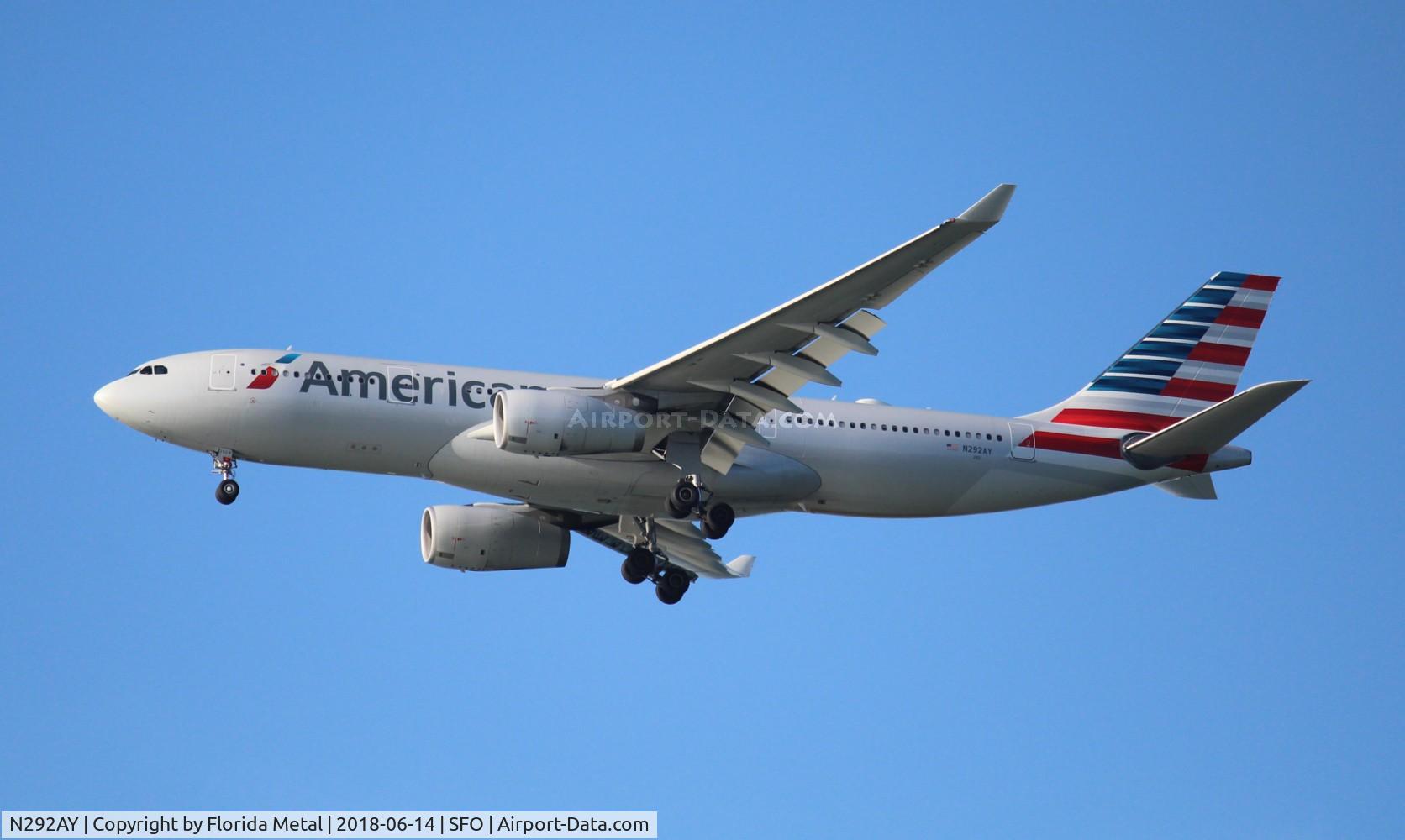 N292AY, 2014 Airbus A330-243 C/N 1512, American