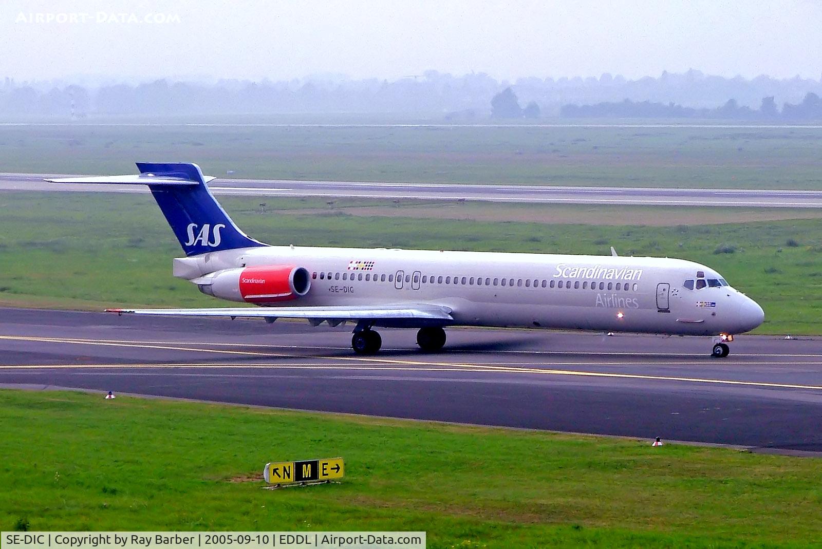 SE-DIC, McDonnell Douglas MD-87 (DC-9-87) C/N 49607, SE-DIC   McDonnell Douglas DC-9-87 (MD87) [49607] (SAS Scandinavian Airlines) Dusseldorf~D 10/09/2005