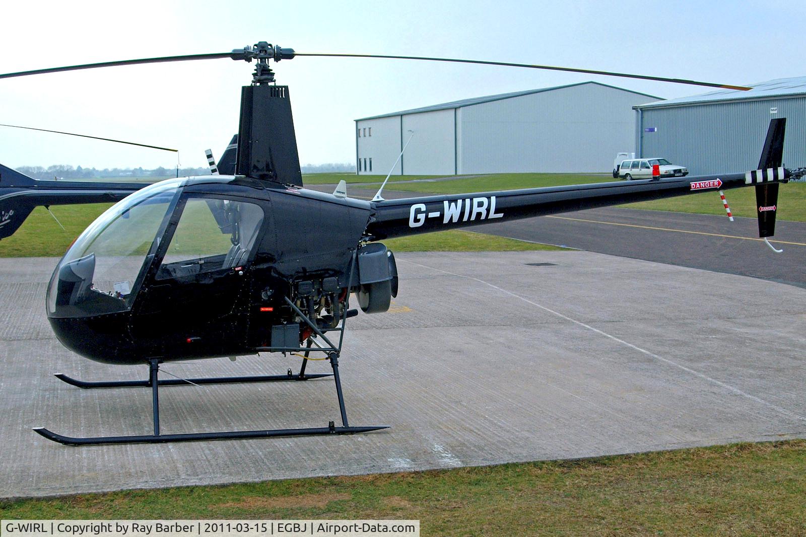 G-WIRL, 1987 Robinson R22 Beta C/N 0671, G-WIRL   Robinson R-22 Beta [0671] (Rivermead Aviation Ltd) Staverton~G 15/03/2011