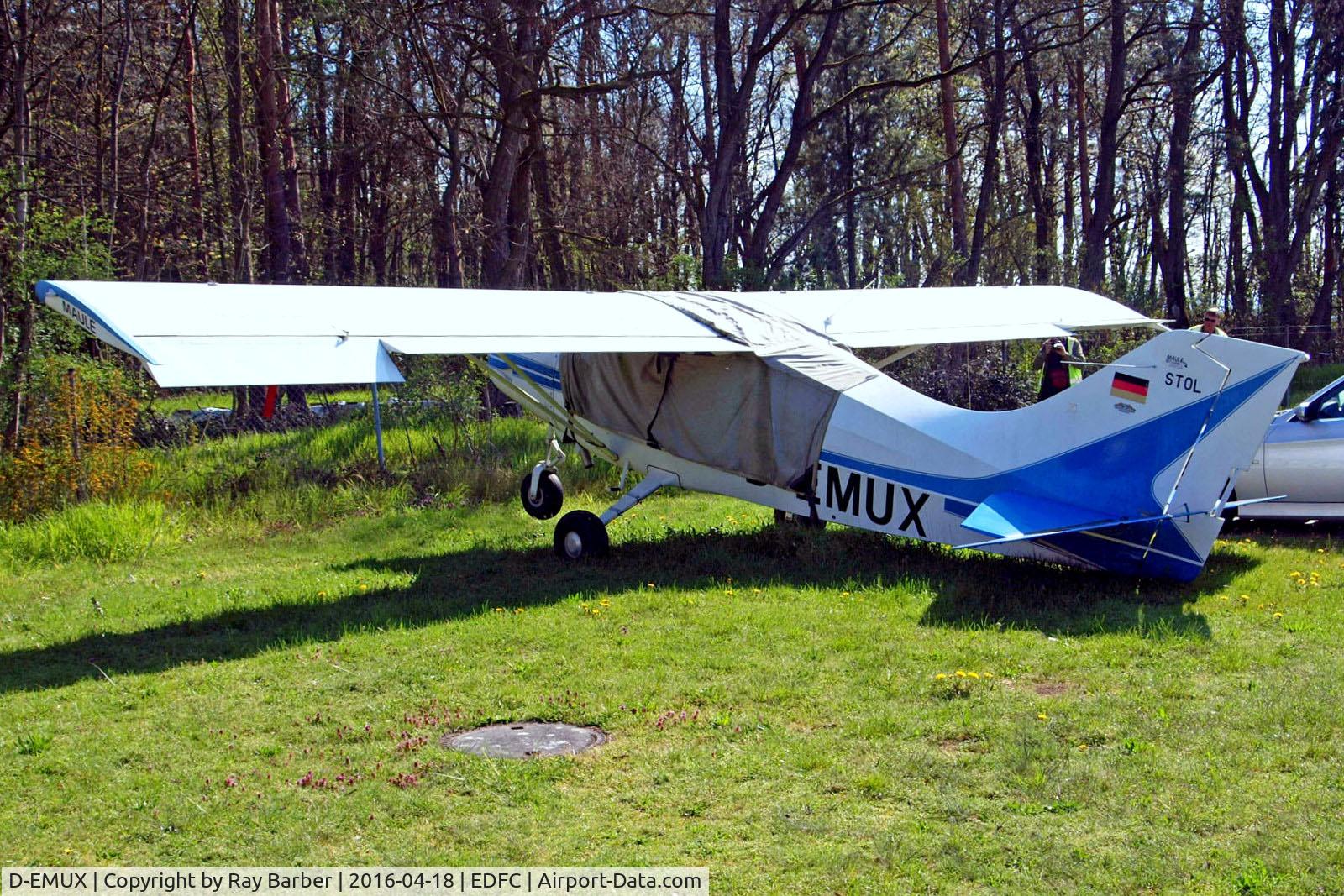 D-EMUX, 1997 Maule MXT-7-180A Star Rocket C/N 21021C, D-EMUX   Maule MXT-7-180A Star Rocket [21021C] Aschaffenburg-Grossostheim~D 18/04/2016