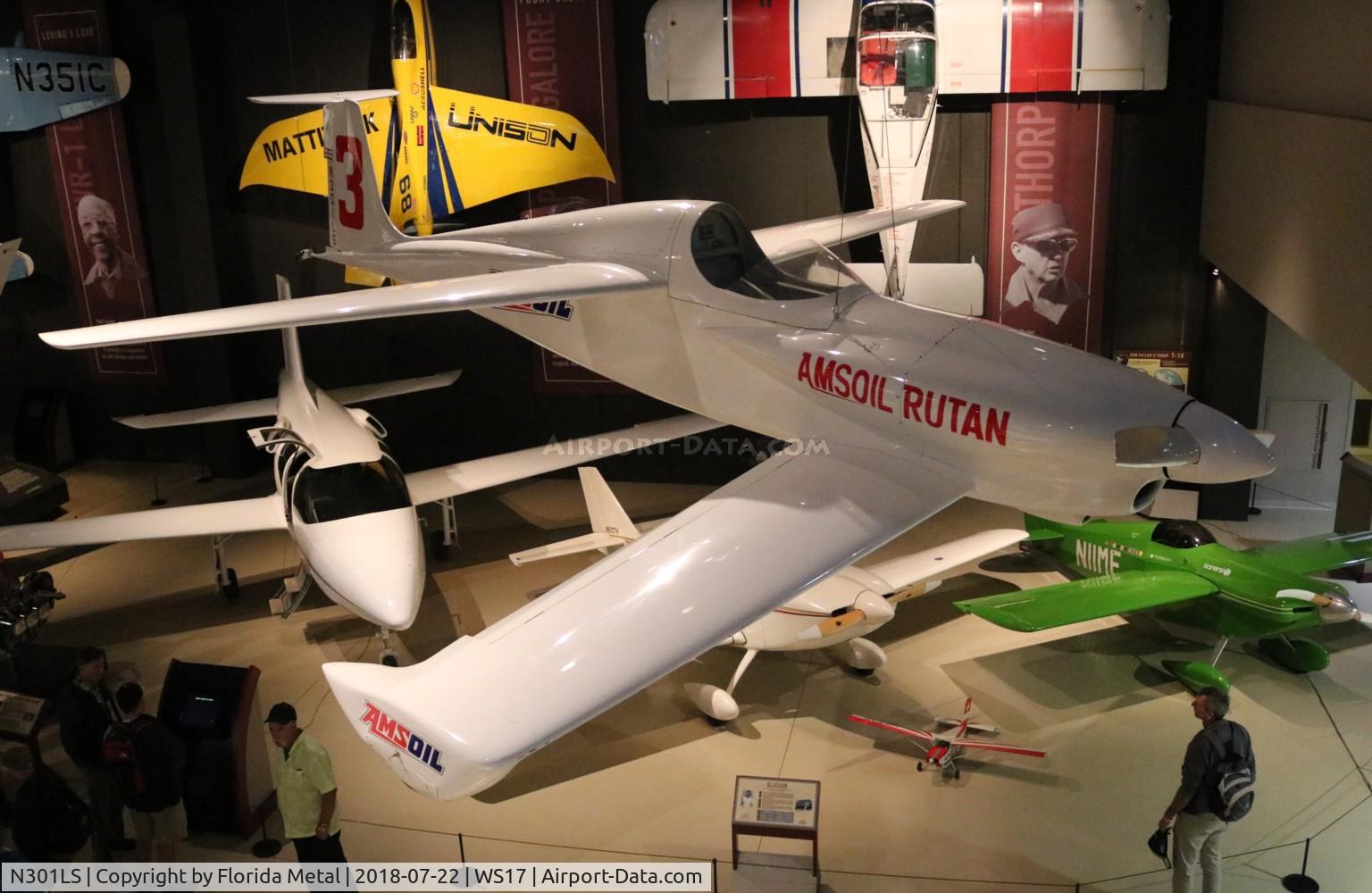 N301LS, 1981 Rutan 68 Amsoil Racer C/N 1, Rutan Racer
