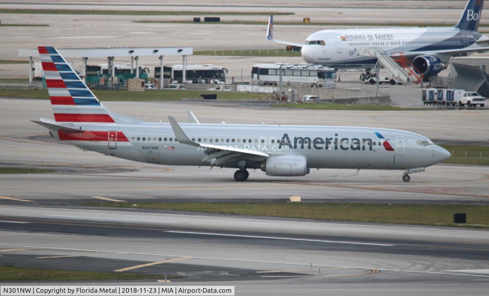 N301NW, 2016 Boeing 737-823 C/N 33342, American
