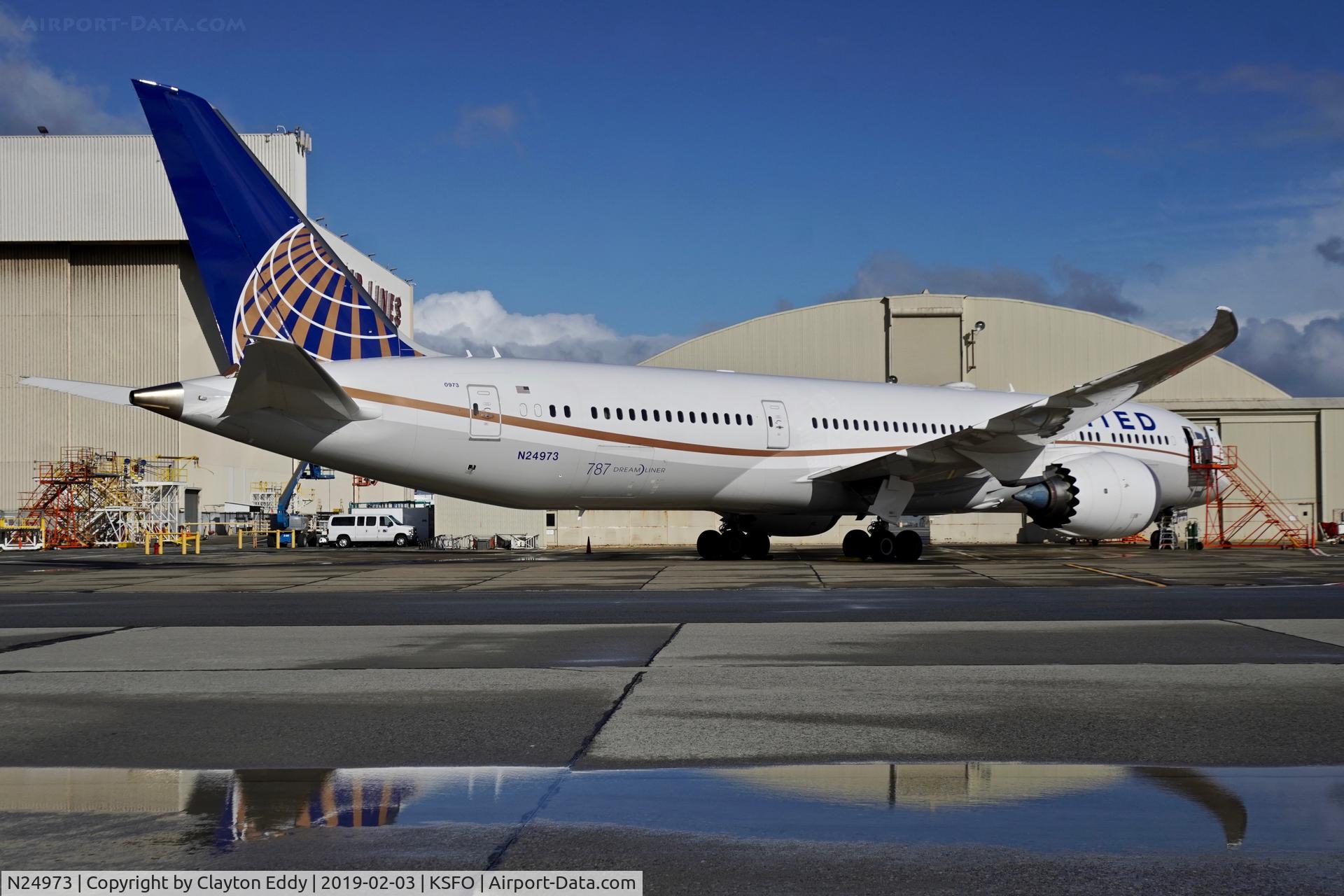 N24973, 2018 Boeing 787-9 Dreamliner Dreamliner C/N 40941, SFO 2019.