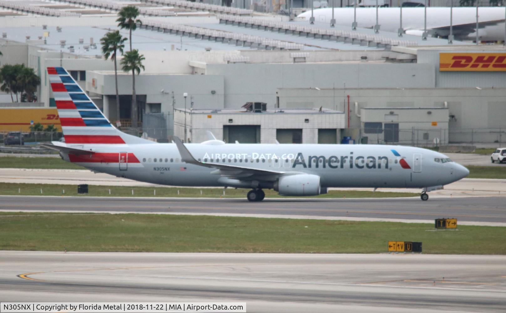 N305NX, 2016 Boeing 737-800 C/N 31253, American