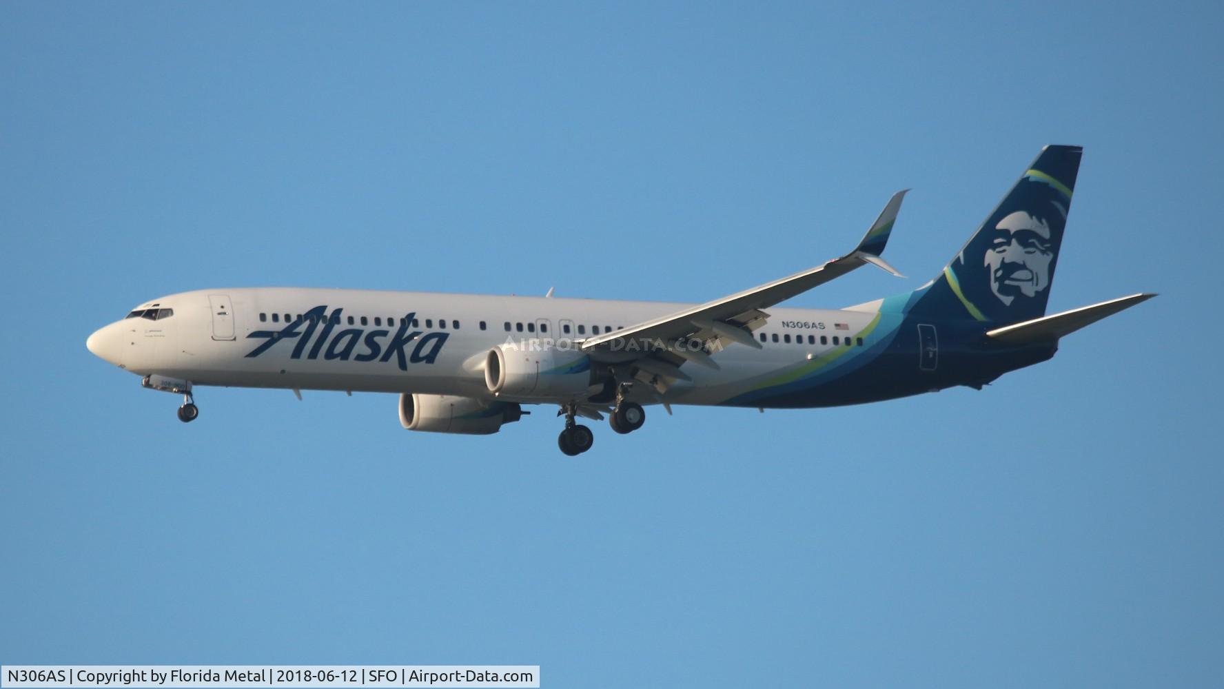 N306AS, 2001 Boeing 737-990 C/N 30014, Alaska