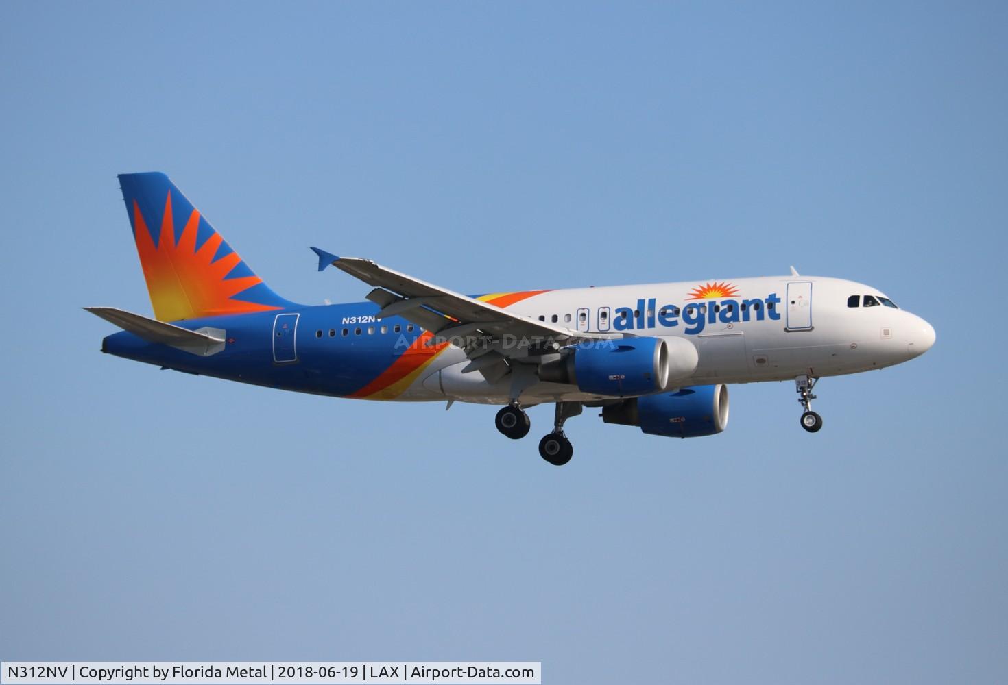 N312NV, 2004 Airbus A319-111 C/N 2289, Allegiant