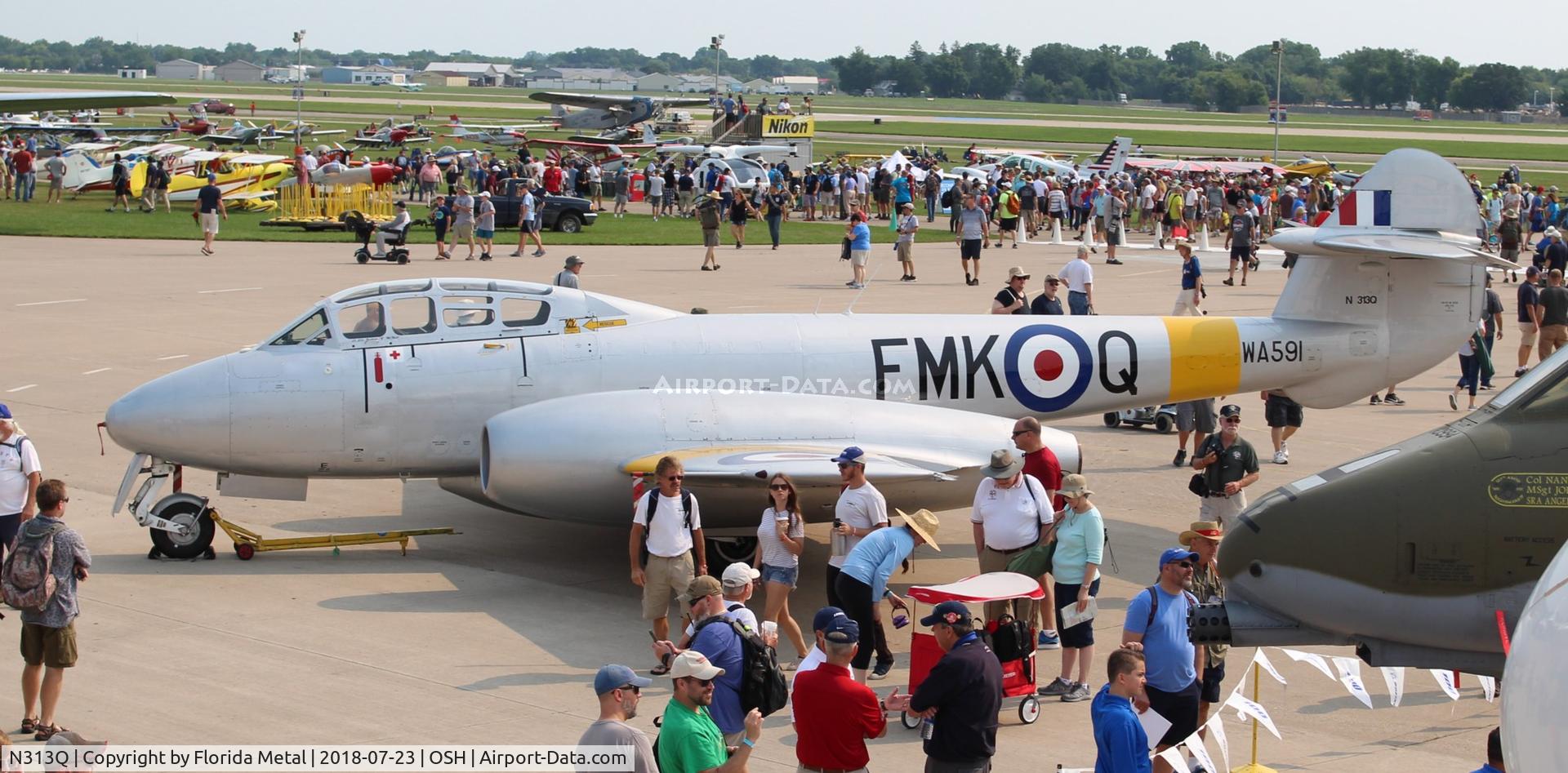 N313Q, 1949 Gloster Meteor T.7 C/N G5/356460, Meteor