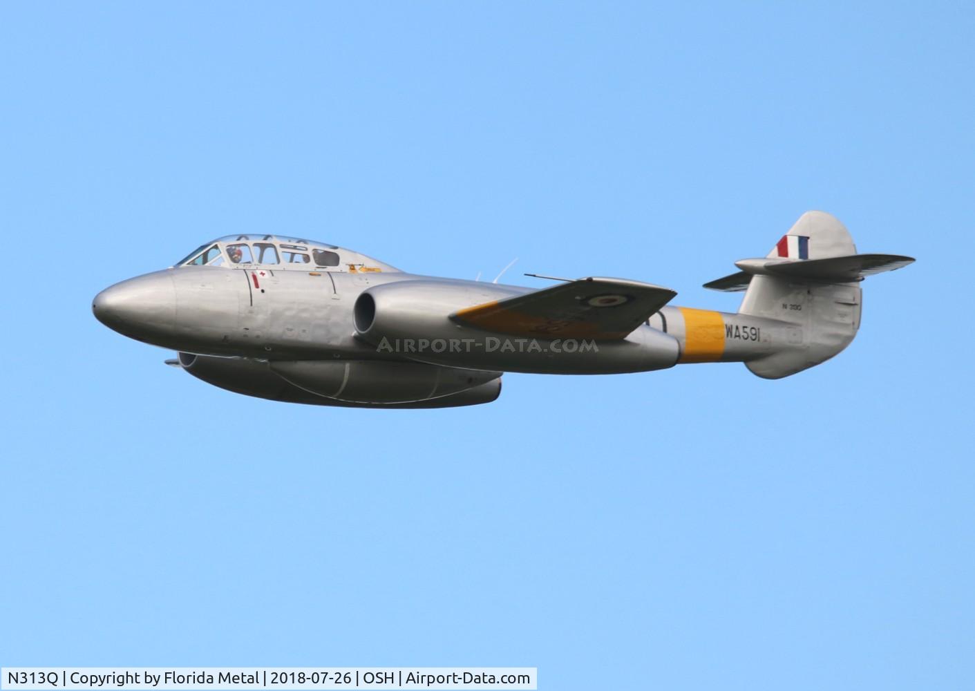 N313Q, 1949 Gloster Meteor T.7 C/N G5/356460, Meteor