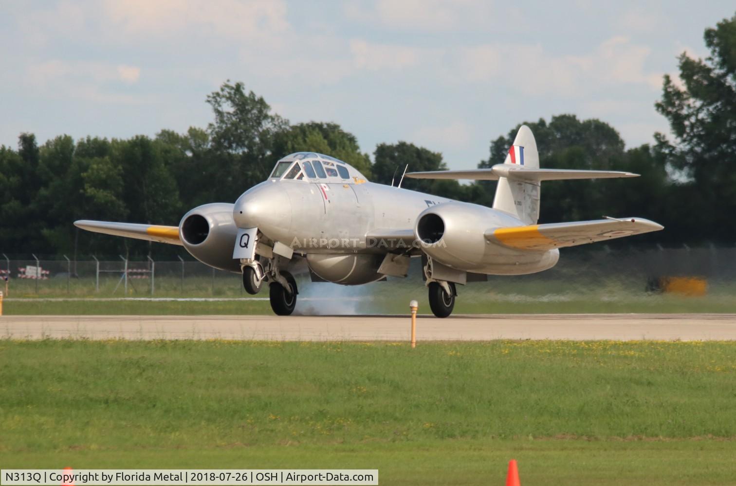 N313Q, 1949 Gloster Meteor T.7 C/N G5/356460, Meteor