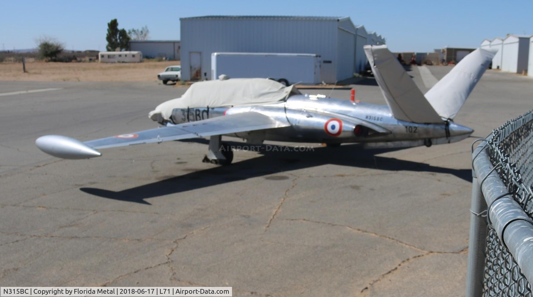 N315BC, Fouga CM-170 Magister C/N 102, CM-170