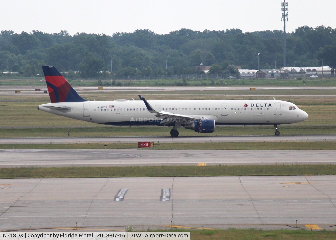 N318DX, 2017 Airbus A321-231 C/N 7441, Delta