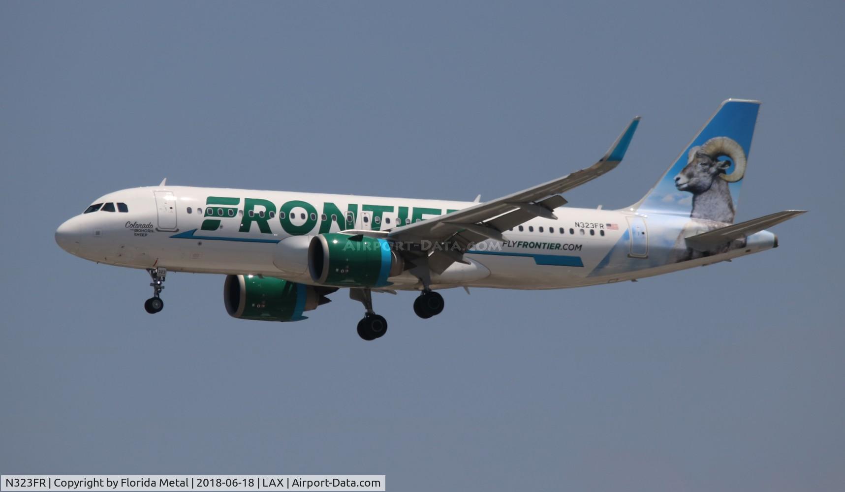 N323FR, 2017 Airbus A320-251N C/N 7925, Colorado Bighorn