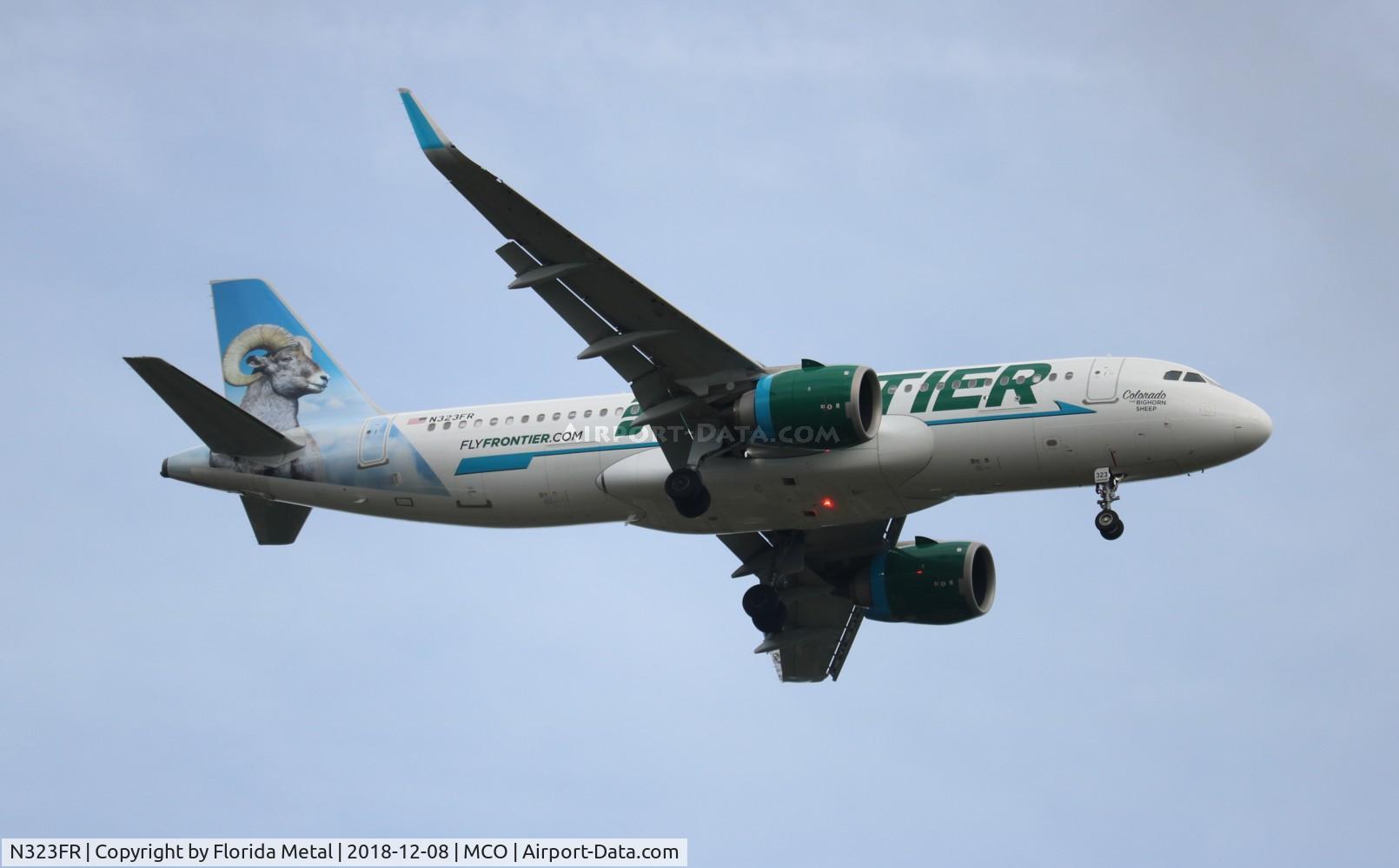 N323FR, 2017 Airbus A320-251N C/N 7925, Colorado Bighorn
