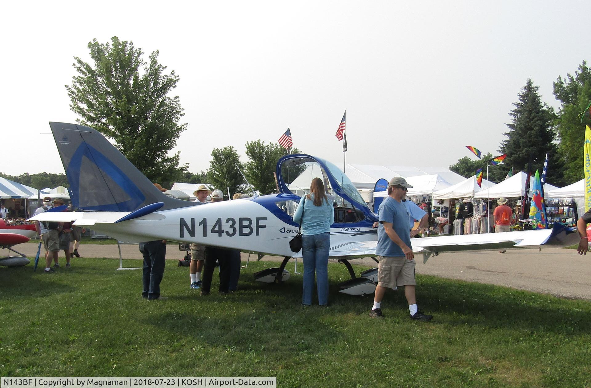 N143BF, 2018 Czech Sport Aircraft Sportcruiser C/N C0627, at EAA 18