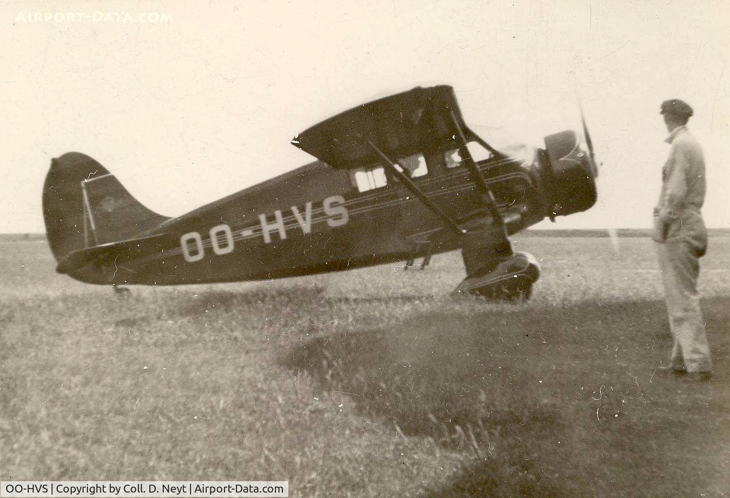 OO-HVS, Stinson R Junior C/N 8510, 1930's . No details.