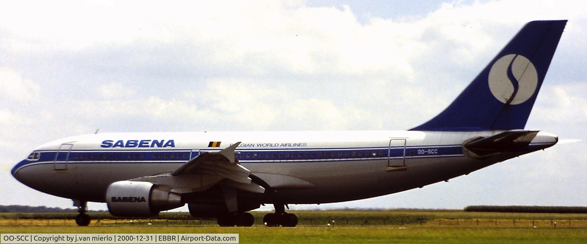 OO-SCC, 1986 Airbus A310-322 C/N 437, Taxiing at Brussels