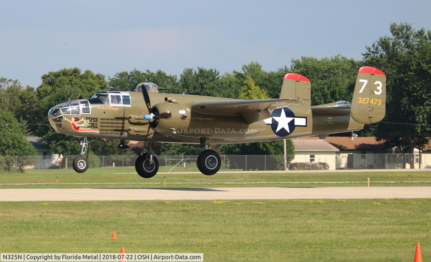 N325N, 1945 North American B-25J-30/32-NC Mitchell Mitchell C/N 108-47452, Paper Doll