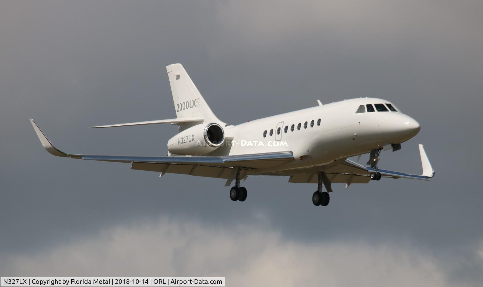 N327LX, 2016 Dassault Falcon 2000EX C/N 327, Falcon 2000EX