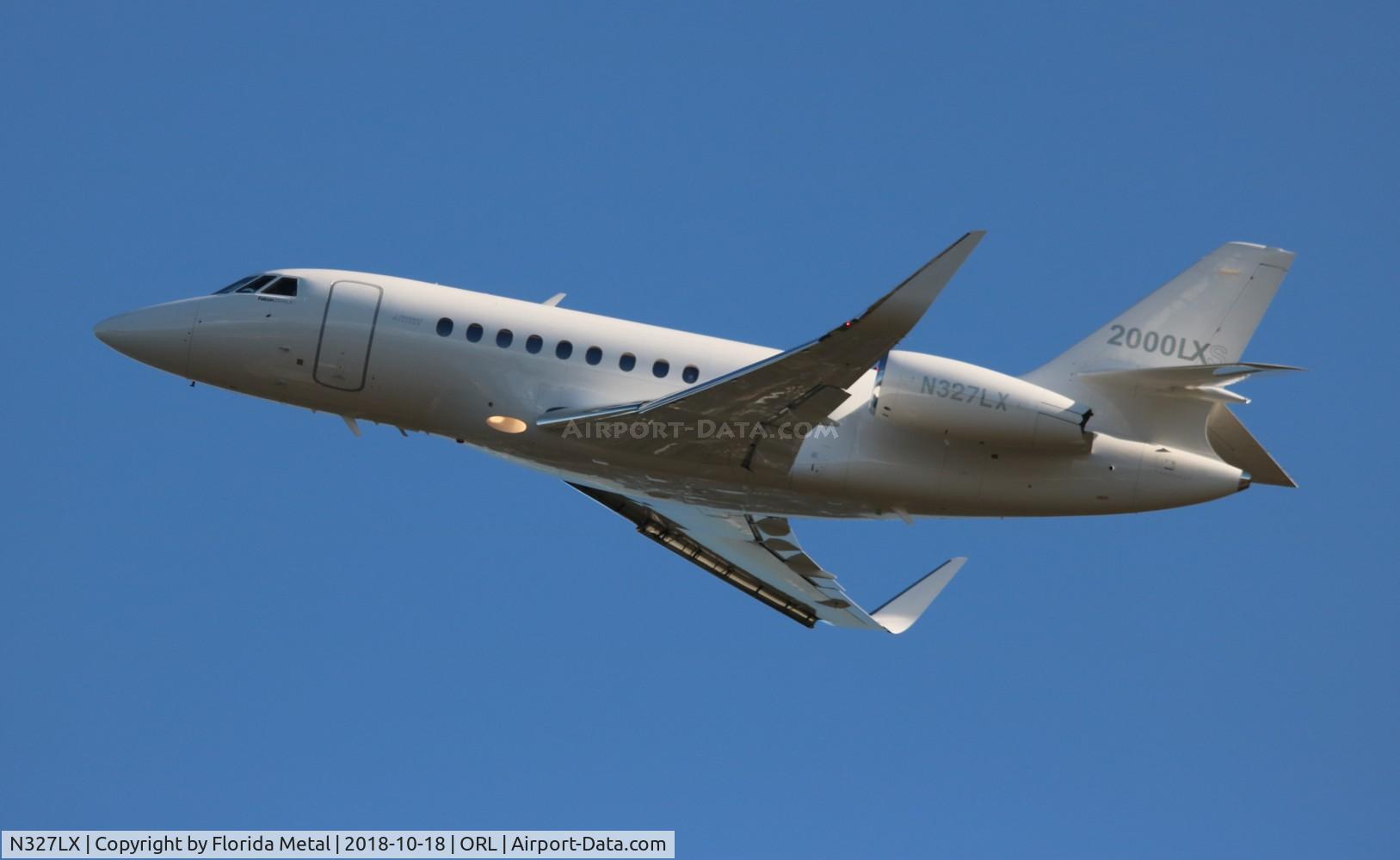 N327LX, 2016 Dassault Falcon 2000EX C/N 327, Falcon 2000EX