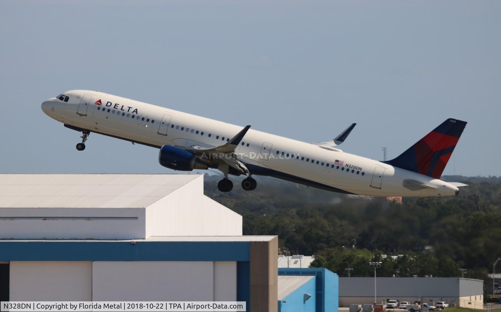 N328DN, 2017 Airbus A321-211 C/N 7840, Delta