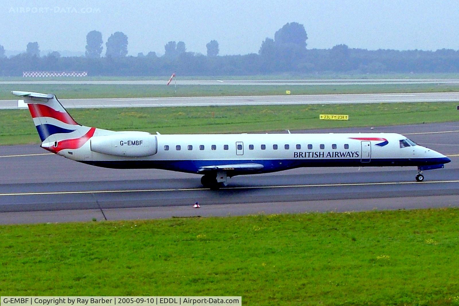G-EMBF, 1998 Embraer EMB-145EU (ERJ-145EU) C/N 145088, G-EMBF   Embraer ERJ-145EU [145088] (British Airways CitiExpress) Dusseldorf Int'l~D 10/09/2005