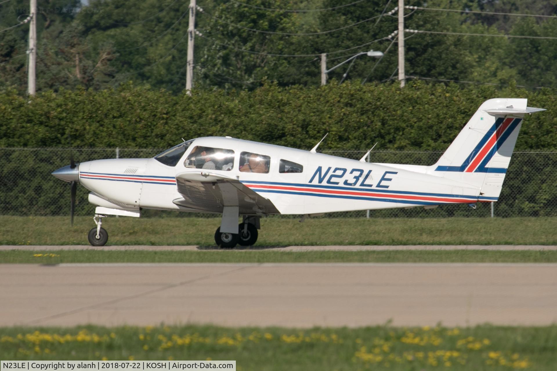 N23LE, 1981 Piper PA-28RT-201T Arrow IV C/N 28R-8231021, Arriving at AirVenture 2018