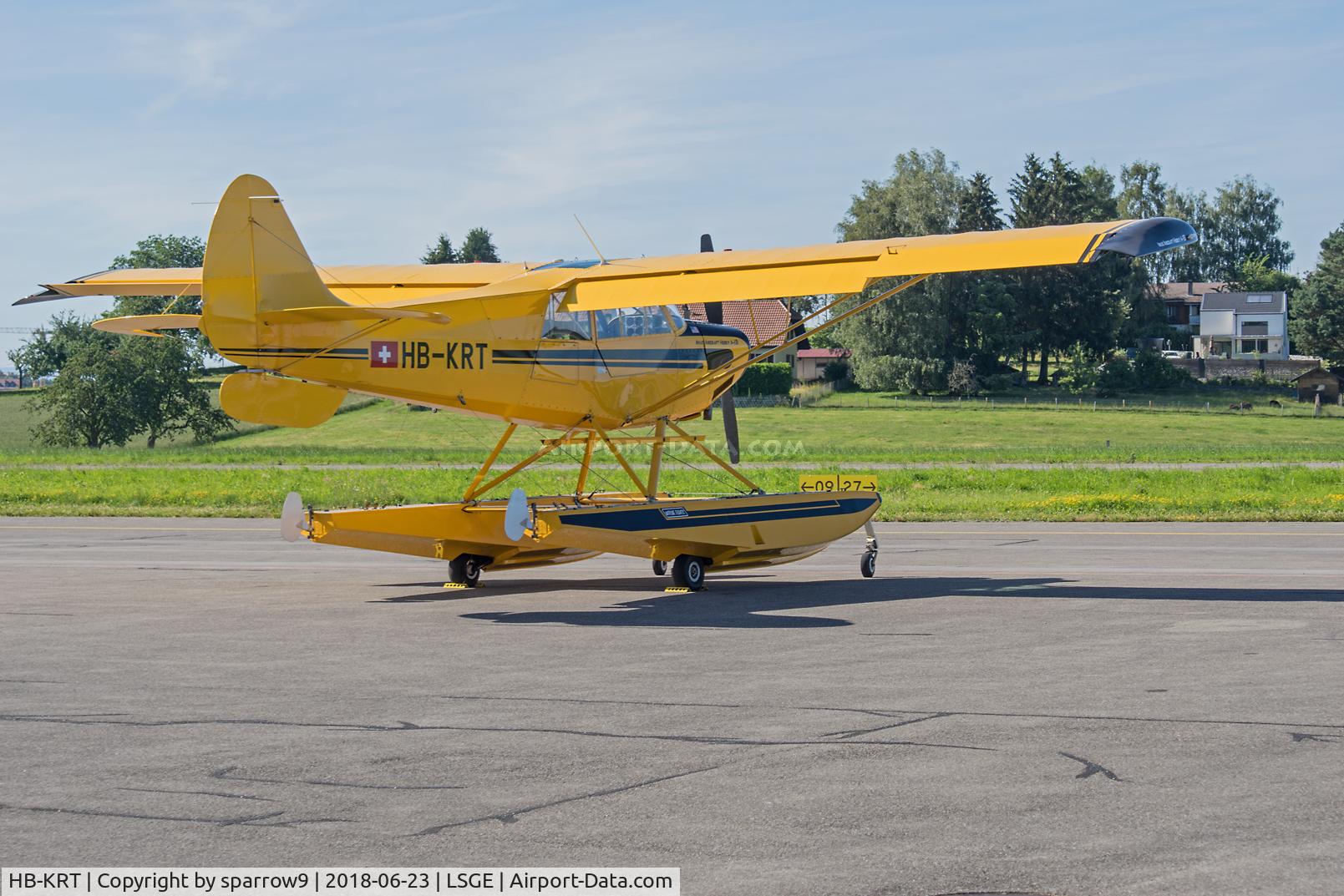 HB-KRT, 2006 Aviat A-1B Husky C/N 2331, Seen during RIO Ecuvillens 2018.