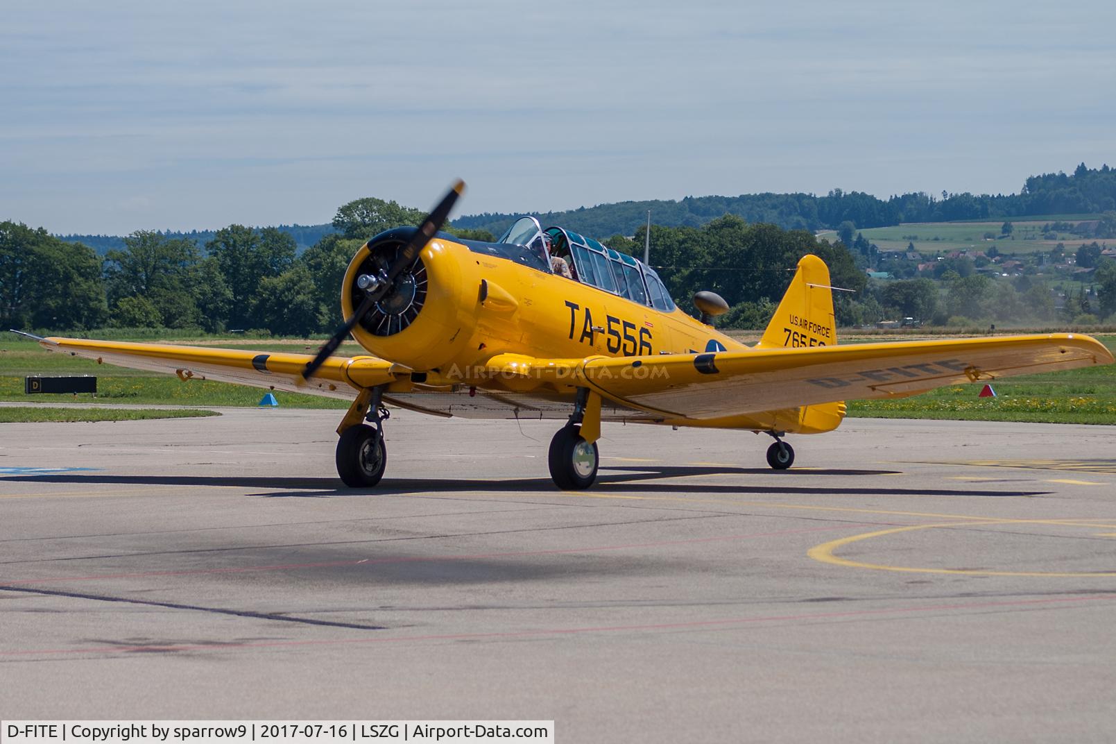 D-FITE, 1941 North American AT-6 Harvard II C/N 76-3556, At Grenchen